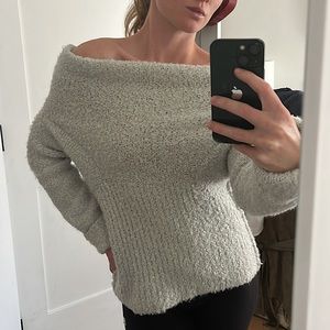 Off the shoulder sweater